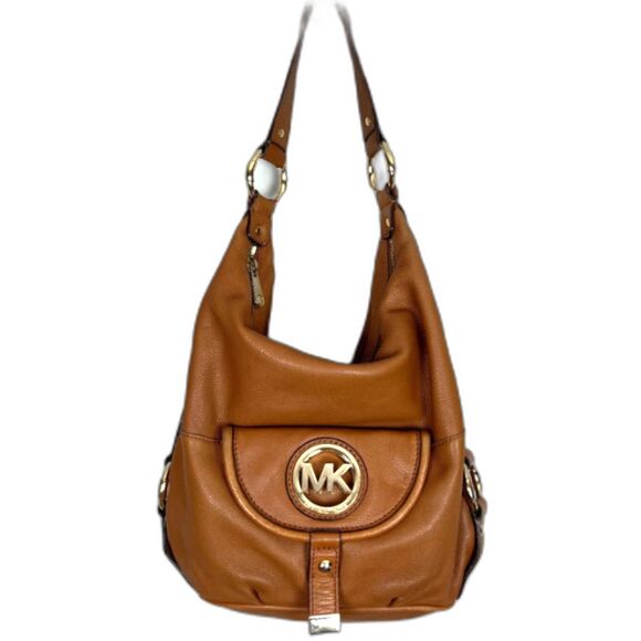 Michael Kors Fulton Large Leather Hobo/Shoulder Bag - Picture 1 of 5